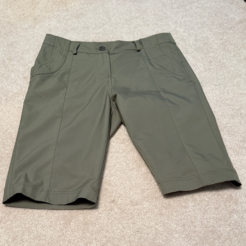 Women’s Lija Golf shorts-khaki green